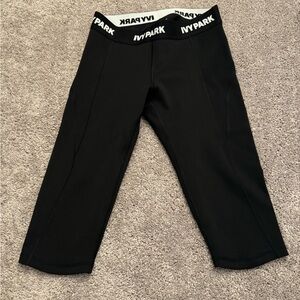Ivy Park Beyonce Black Crop Leggings